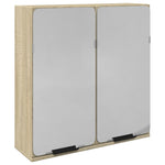 Speilskap Til Baderom Sonoma Eik 64,5X20X66,5 Cm Konstruert Tre