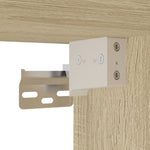 Speilskap Til Baderom Sonoma Eik 64,5X20X66,5 Cm Konstruert Tre