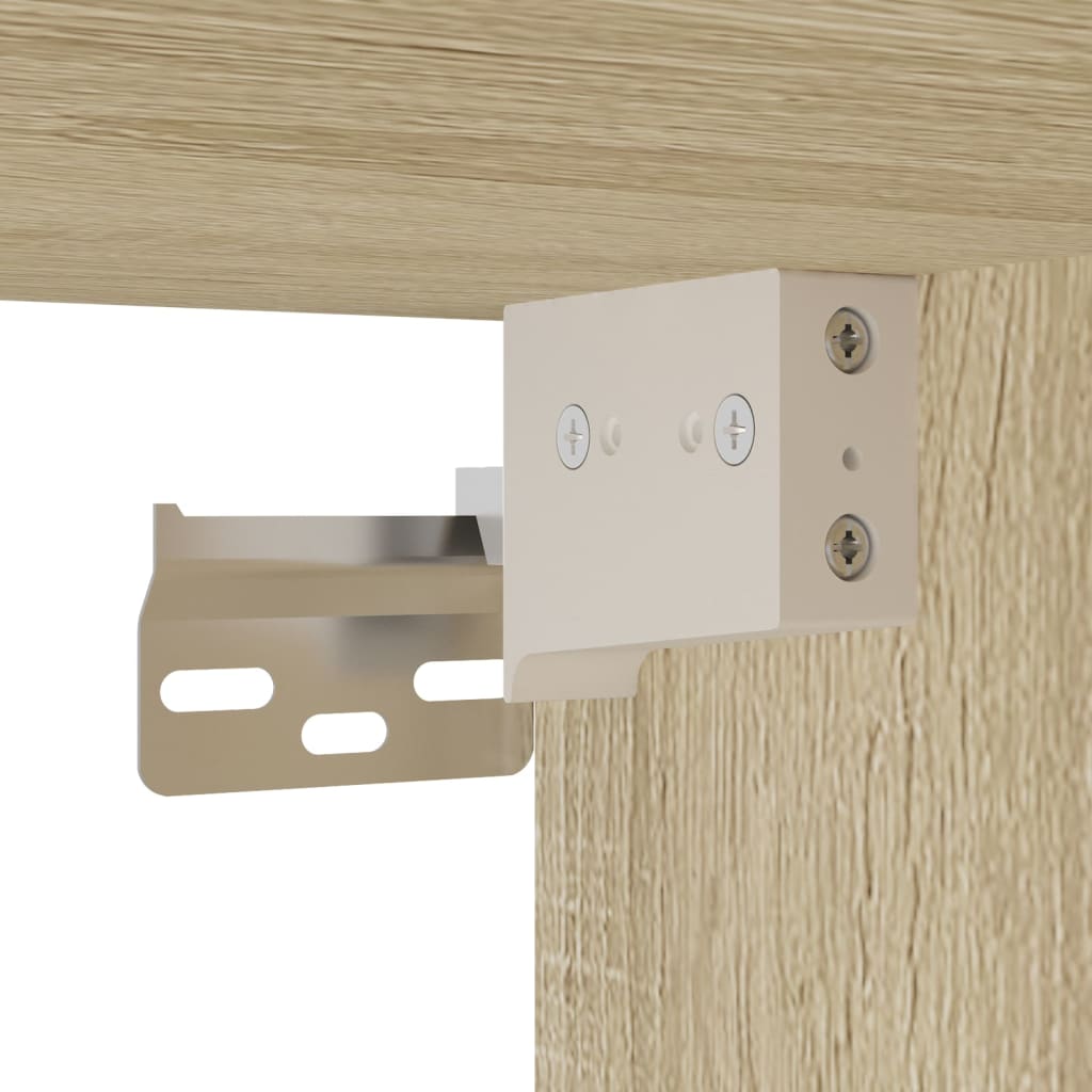 Speilskap Til Baderom Sonoma Eik 64,5X20X66,5 Cm Konstruert Tre