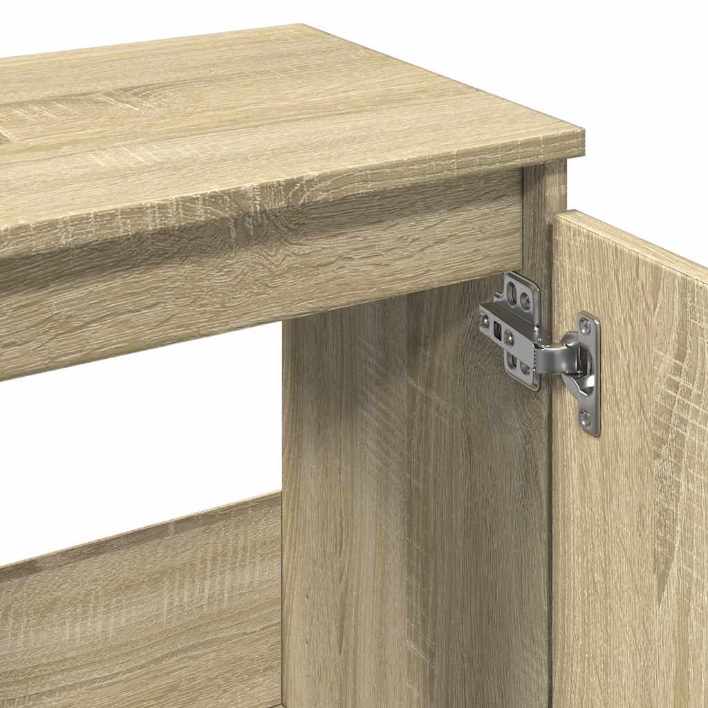 Servantskap Sonoma Eik 65X33X60 Cm Konstruert Tre