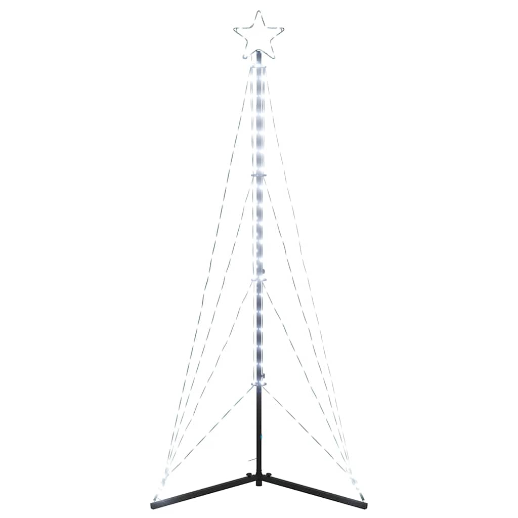 Led Juletre 363 Leds Kald Hvit 182 Cm