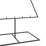 Juletre Til Dekorasjon Metall Svart 180 Cm