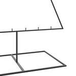 Juletre Til Dekorasjon Metall Svart 210 Cm