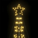 Led Juletre Med Spikes 1534 Leds Varm Hvit 500 Cm