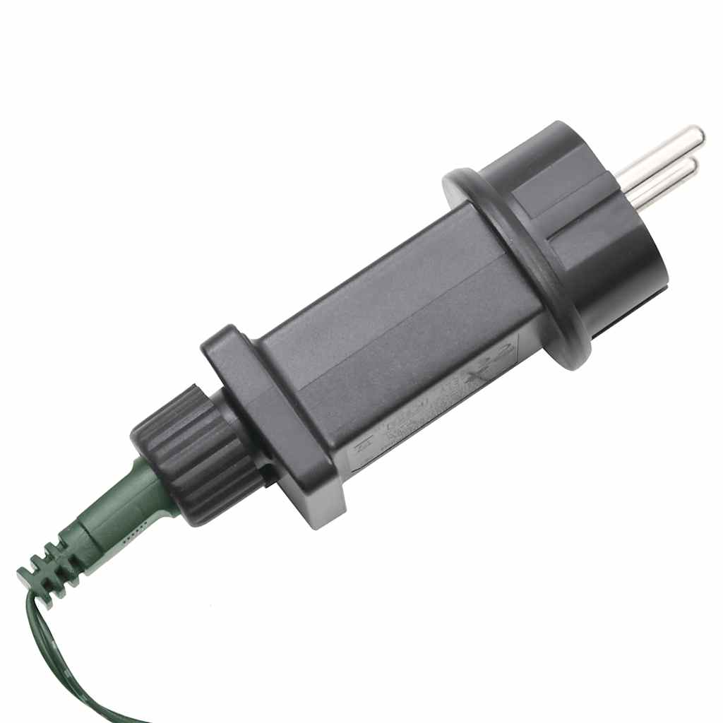 Led Juletre Med Spikes 1534 Leds Kald Hvit 500 Cm