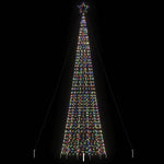 Led Juletre Med Spikes 1534 Led Fargerike 500 Cm