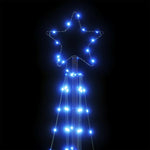 Led Juletre 363 Leds Blå 182 Cm