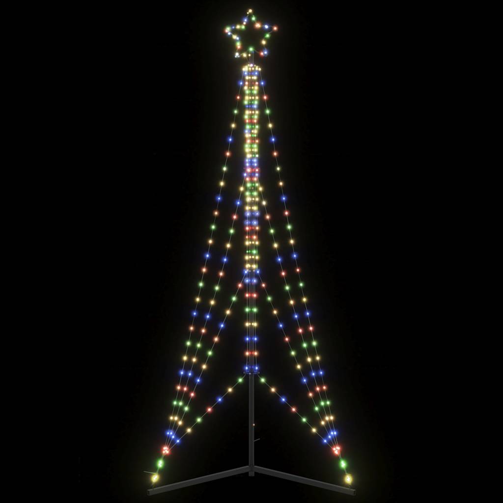 Led Juletre 483 Leds Fargerike 240 Cm