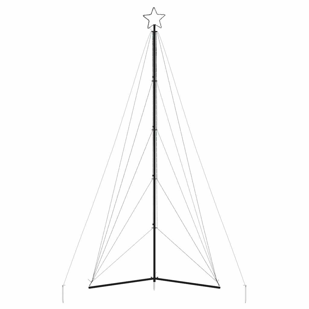 Led Juletre 615 Leds Blå 404,5 Cm