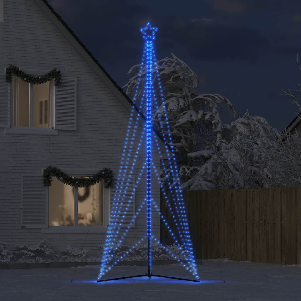 Led Juletre 861 Leds Blå 478 Cm