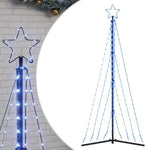 Led Juletre 339 Leds Blå 187 Cm