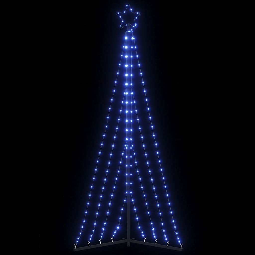 Led Juletre 339 Leds Blå 187 Cm