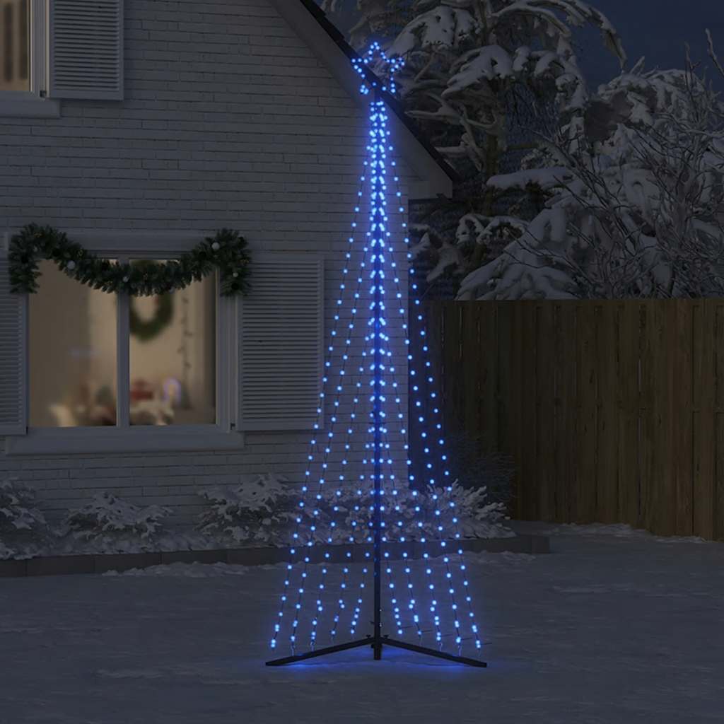 Led Juletre 495 Leds Blå 300,5 Cm