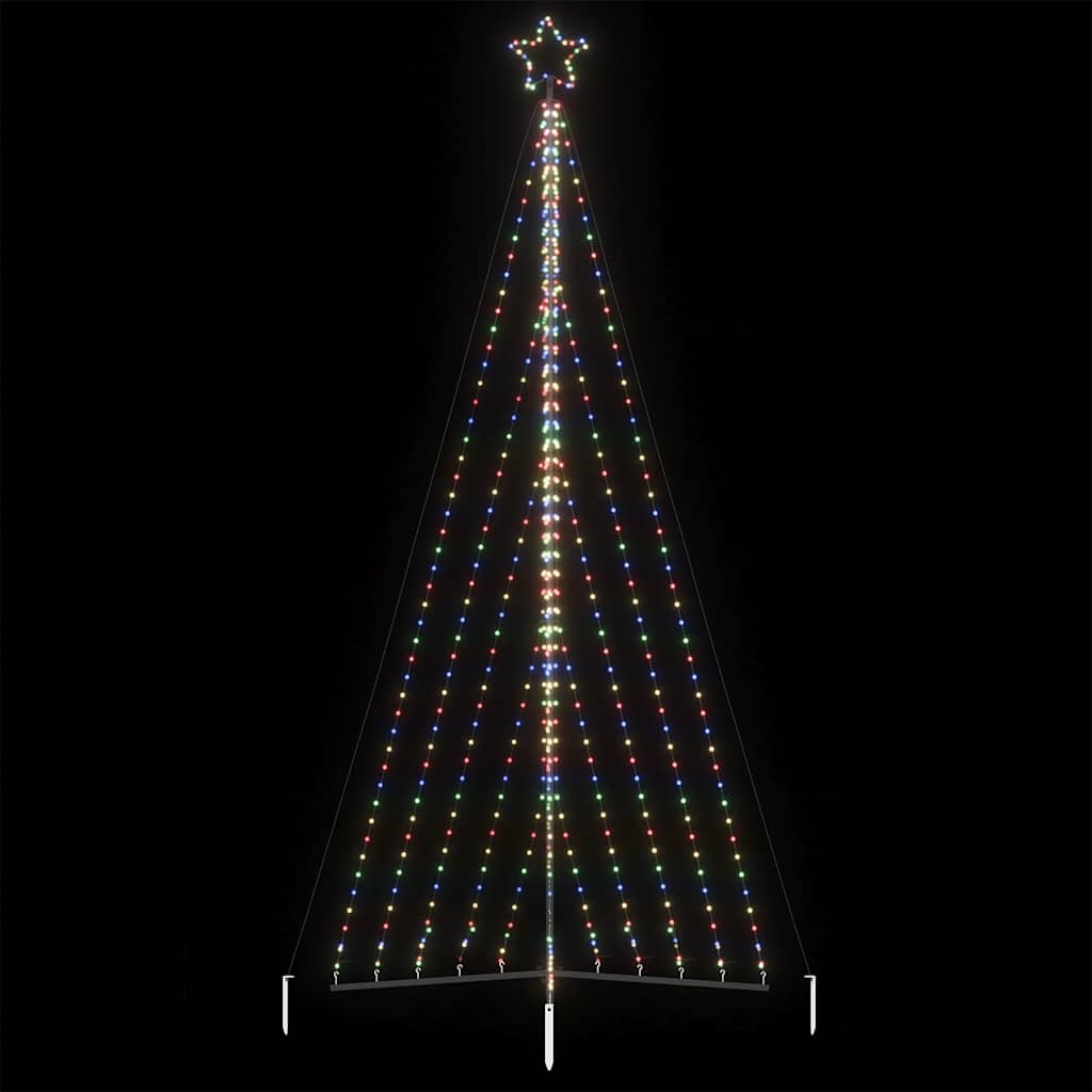 Led Juletre 570 Leds Fargerike 399 Cm