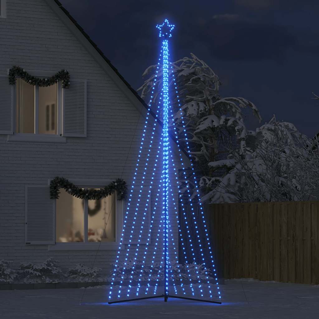 Led Juletre 789 Leds Blå 476 Cm