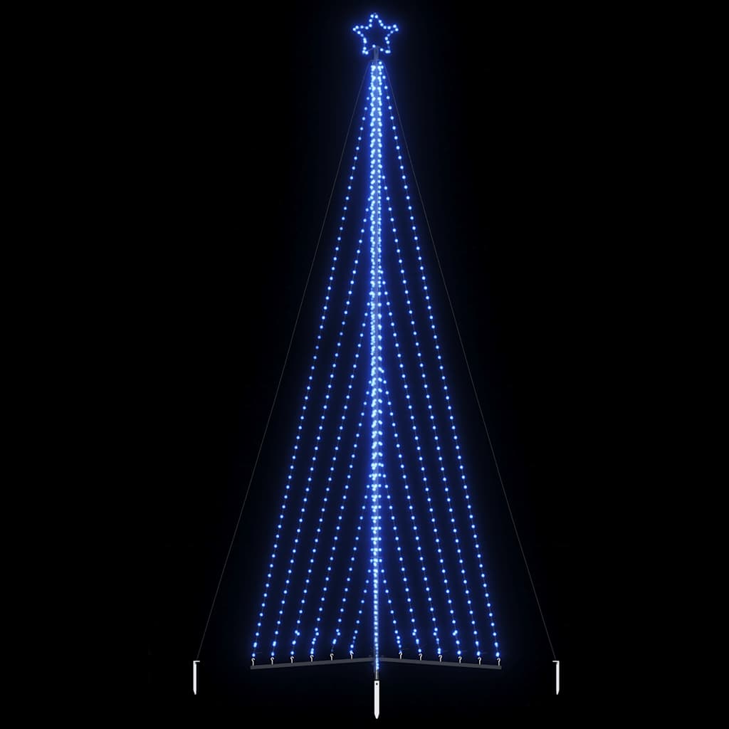 Led Juletre 789 Leds Blå 476 Cm