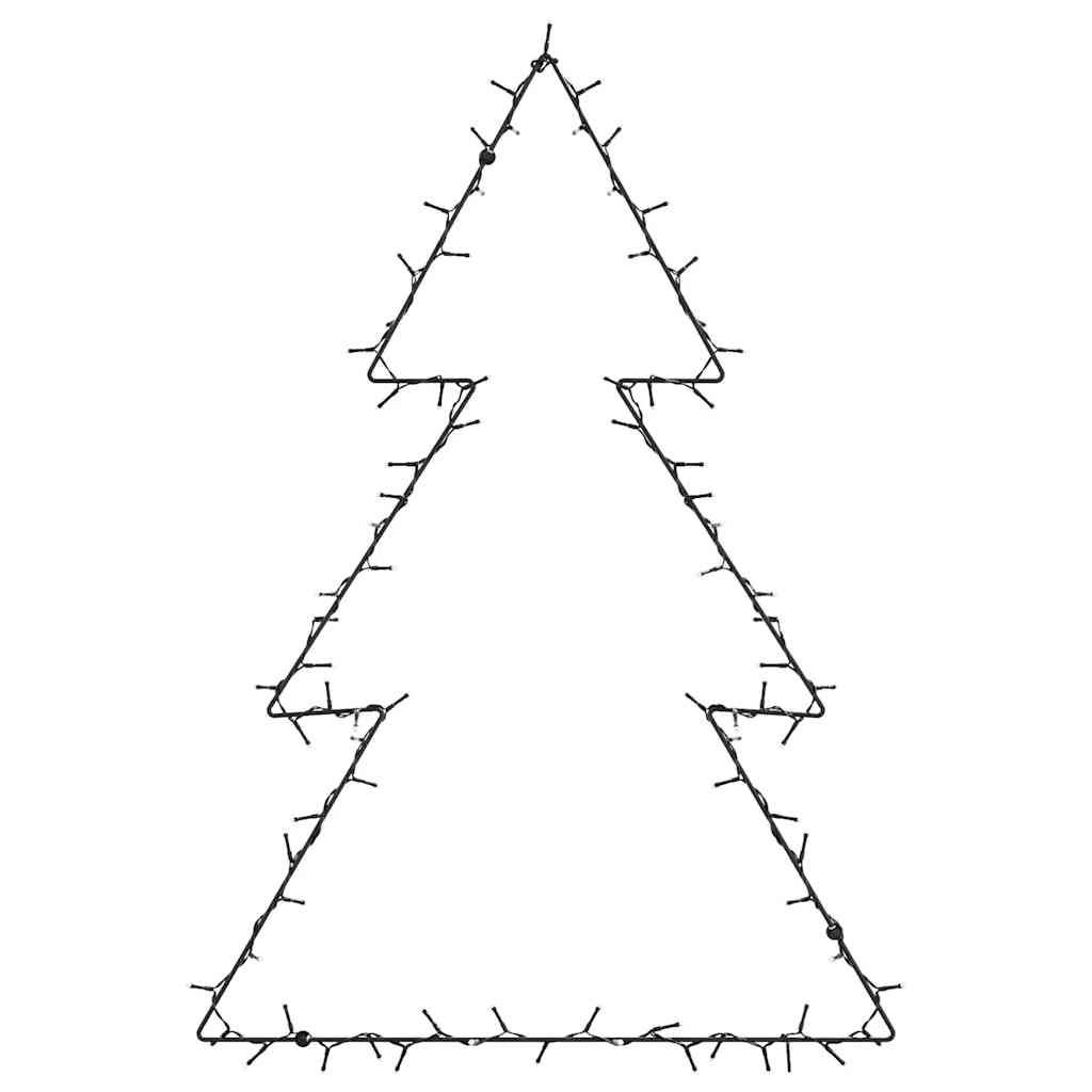 Julelys Juletre Silhuett 115 Led Varm Hvit