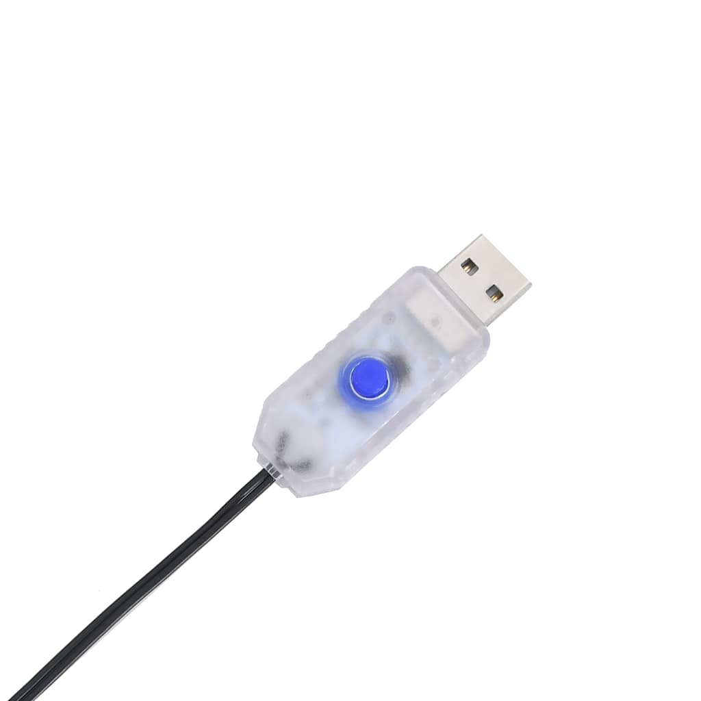 Julelys Stjerneskudd Silhuett 80 Leds Varm Hvit