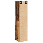 Hengende Baderomsskap Gammelt Tre 30X30X130 Cm Konstruert Tre
