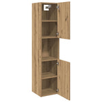 Hengende Baderomsskap Artisan Eik 30X30X130 Cm Konstruert Tre
