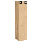 Hengende Baderomsskap Artisan Eik 30X30X130 Cm Konstruert Tre
