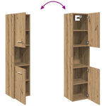 Hengende Baderomsskap Artisan Eik 30X30X130 Cm Konstruert Tre