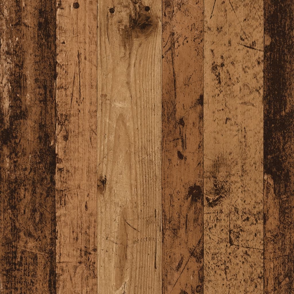 Baderomshylle Med Speil Gammelt Tre 60X10,5X45 Cm
