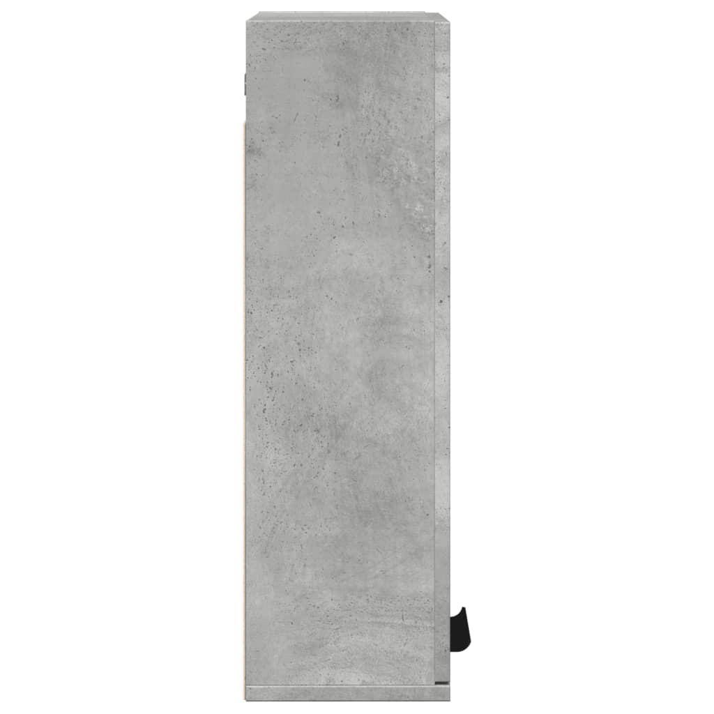 Vegghengt Baderomsskap Betonggrå 32X20X67 Cm