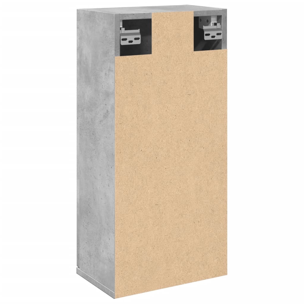 Vegghengt Baderomsskap Betonggrå 32X20X67 Cm