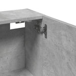 Vegghengt Baderomsskap Betonggrå 32X20X67 Cm