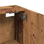 Vegghengt Baderomsskap Gammel Tre 32X20X67 Cm