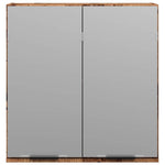Baderomshylle Med Speil Gammelt Tre 64X20X66,5Cm Konstruert Tre