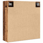 Baderomshylle Med Speil Gammelt Tre 64X20X66,5Cm Konstruert Tre