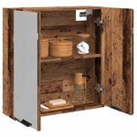 Baderomshylle Med Speil Gammelt Tre 64X20X66,5Cm Konstruert Tre