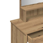 Sminkebord Med Speil Artisan Eik 86,5X35X136 Cm