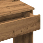 Sminkebord Med Led Artisan Eik 96X40X142 Cm