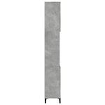 Baderomsskap Betonggrå 30X30X190 Cm Konstruert Tre