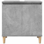 Servantskap Betonggrå 58X33X60 Cm Konstruert Tre