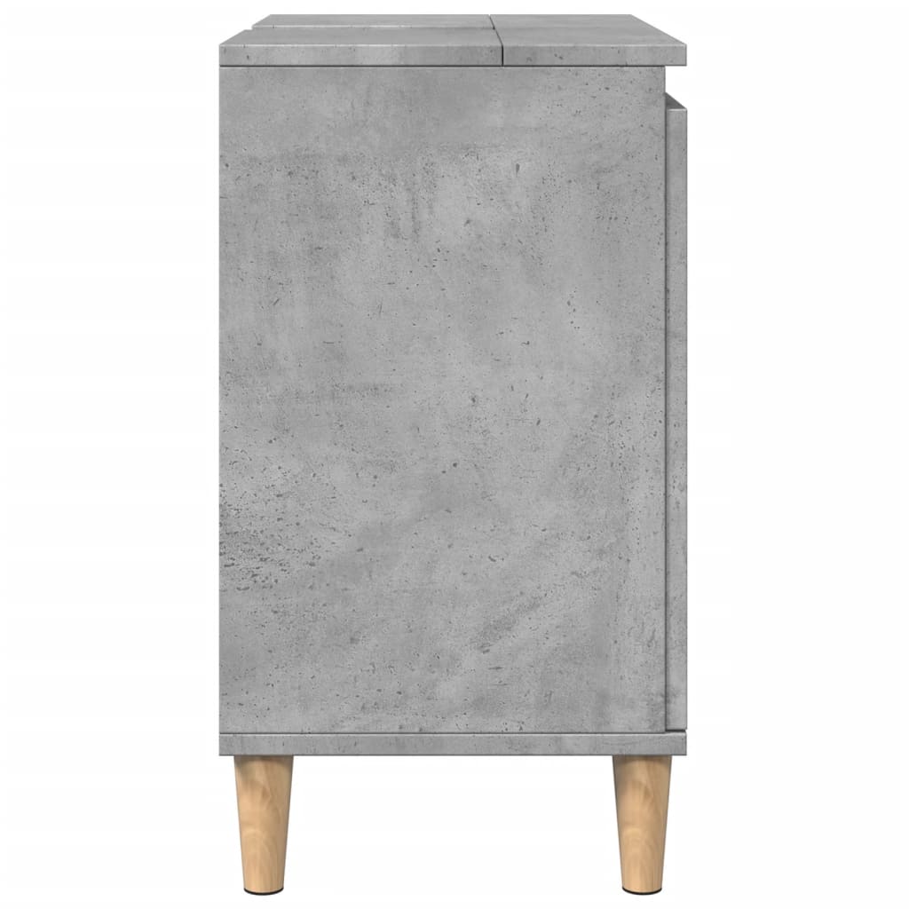 Servantskap Betonggrå 58X33X60 Cm Konstruert Tre