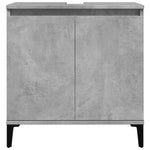 Servantskap Betonggrå 58X33X60 Cm Konstruert Tre