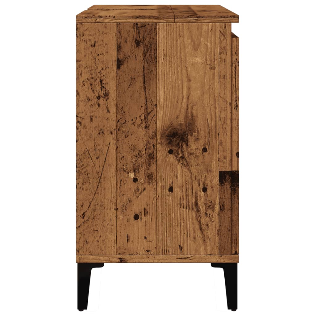 Servantskap Gammelt Tre 58X33X60 Cm Konstruert Tre