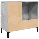 Servantskap Betonggrå 65X33X60 Cm Konstruert Tre