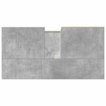 Servantskap Betonggrå 65X33X60 Cm Konstruert Tre
