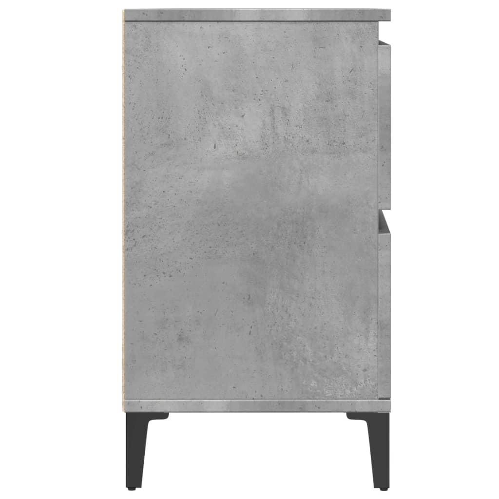 Servantskap Betonggrå 80X33X60 Cm Konstruert Tre