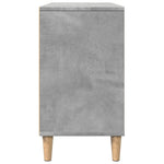 Baderomsskap Betonggrå 80X33X60 Cm Konstruert Tre