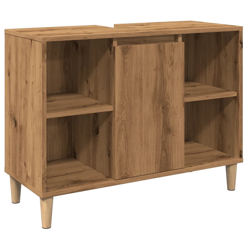 Baderomsskap Artisan Eik 80X33X60 Cm Konstruert Tre