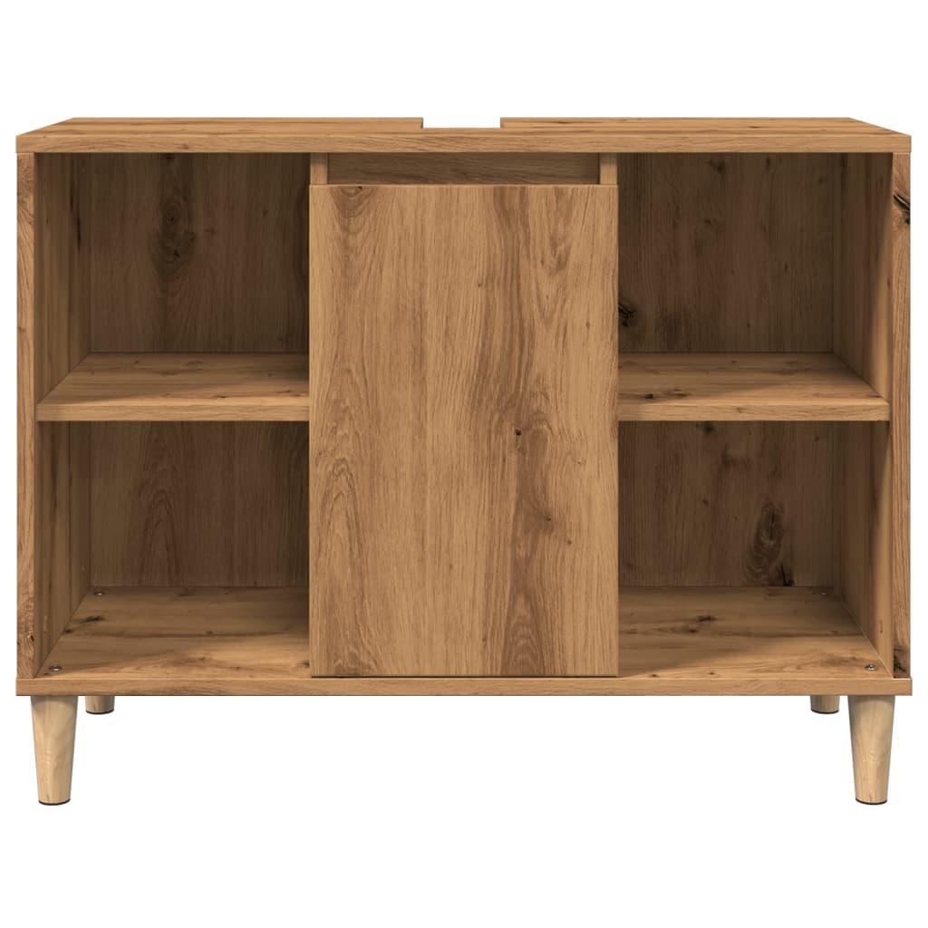 Baderomsskap Artisan Eik 80X33X60 Cm Konstruert Tre