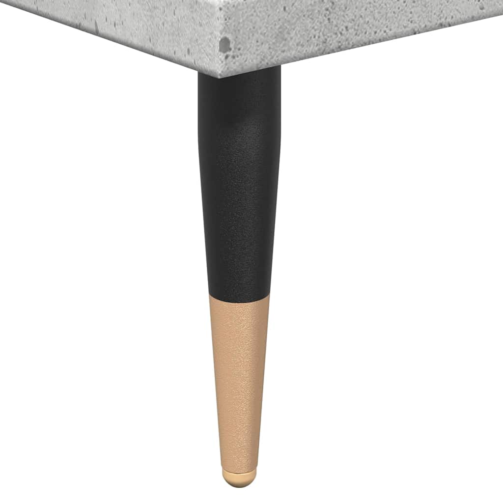 Baderomsskap Betonggrå 65X33X60 Cm Konstruert Tre