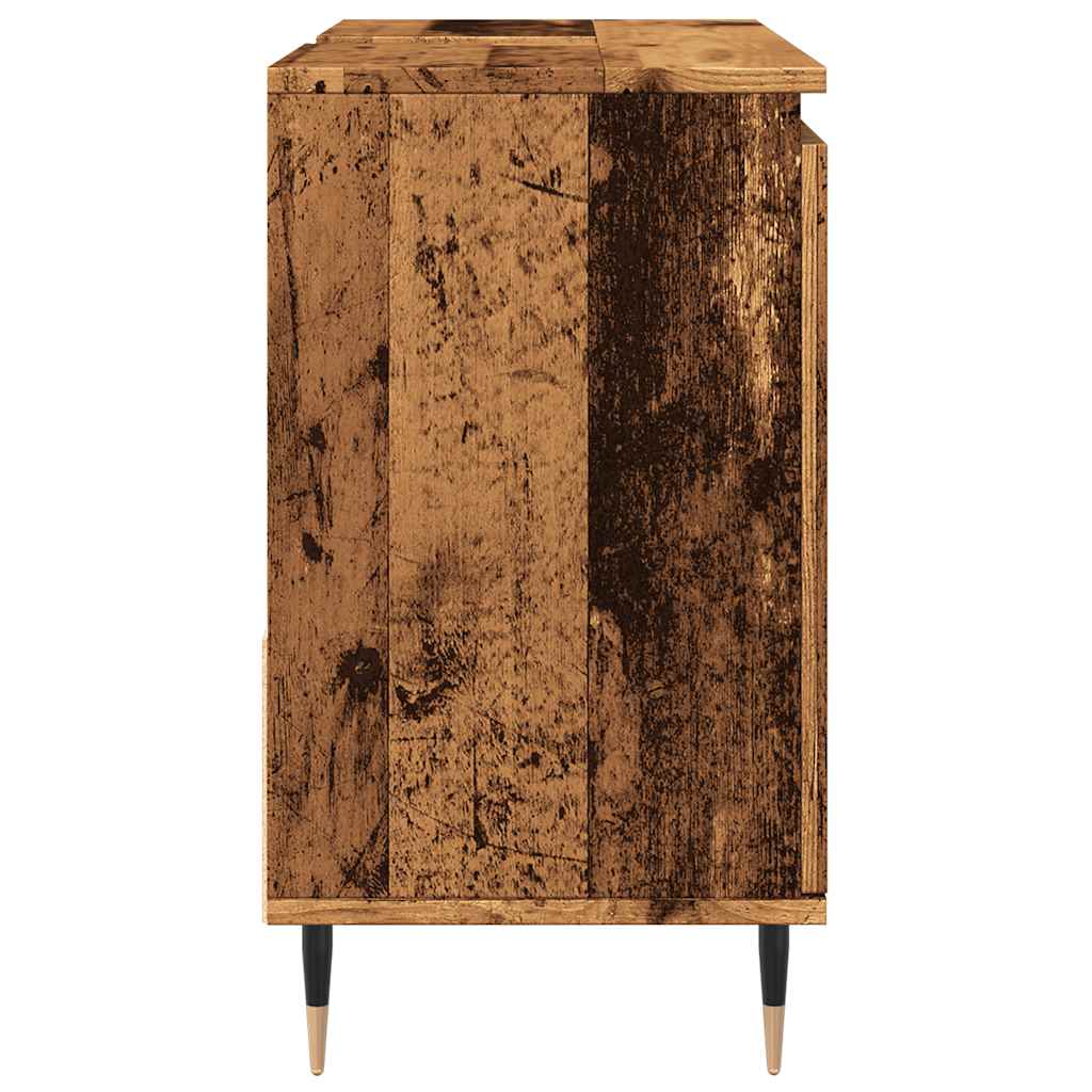 Baderomsskap Gammelt Tre 65X33X60 Cm Konstruert Tre