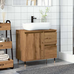 Baderomsskap Artisan Eik 65X33X60 Cm Konstruert Tre